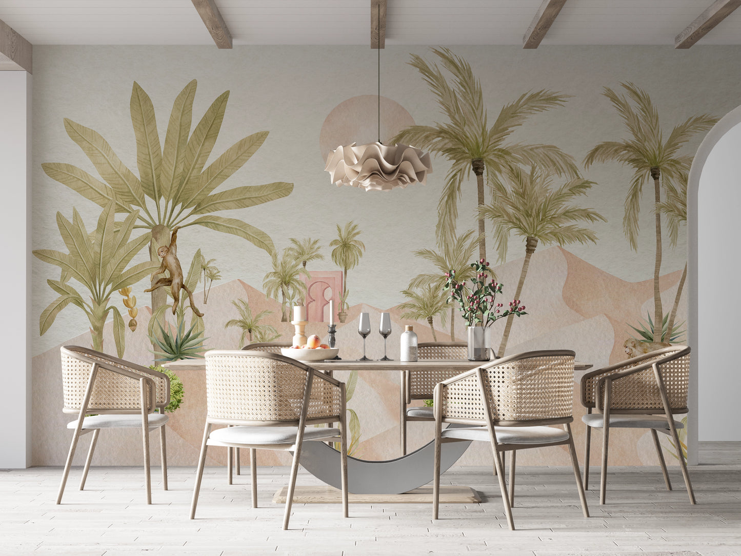 Papier Peint Oasis Enchantée