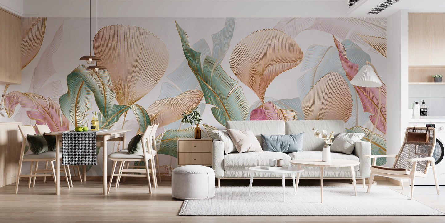 Papier peint panoramique Harmonie Botanique