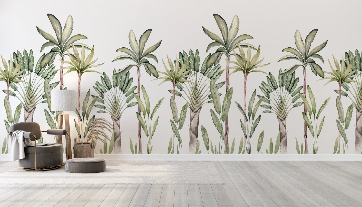 Papier peint panoramique Jungle Tendance