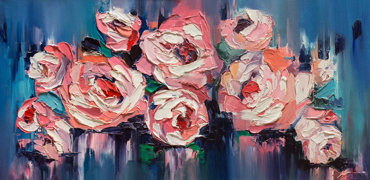 Papier peint panoramique pivoine aquarelle