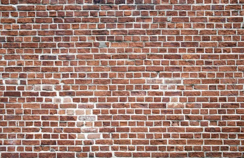Papier peint panoramique brique rouge - Poésie Murale