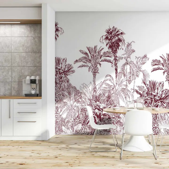 Papier peint panoramique jungle tendance