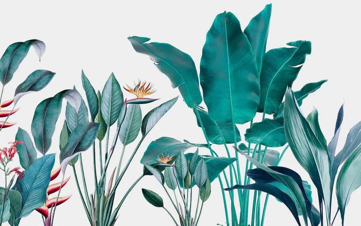 Papier peint jungle luxuriante