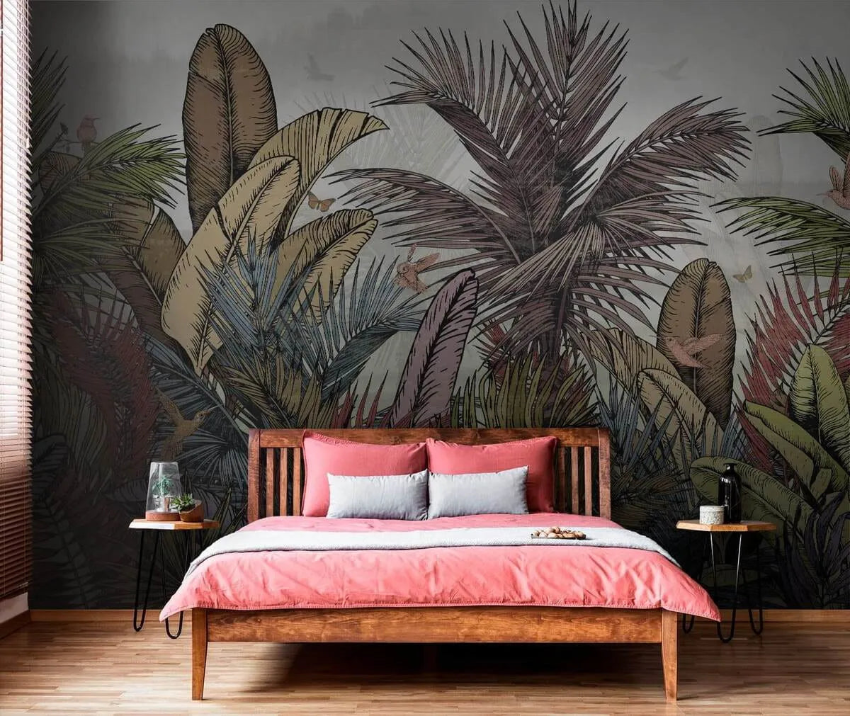Papier peint sur mesure jungle tendance