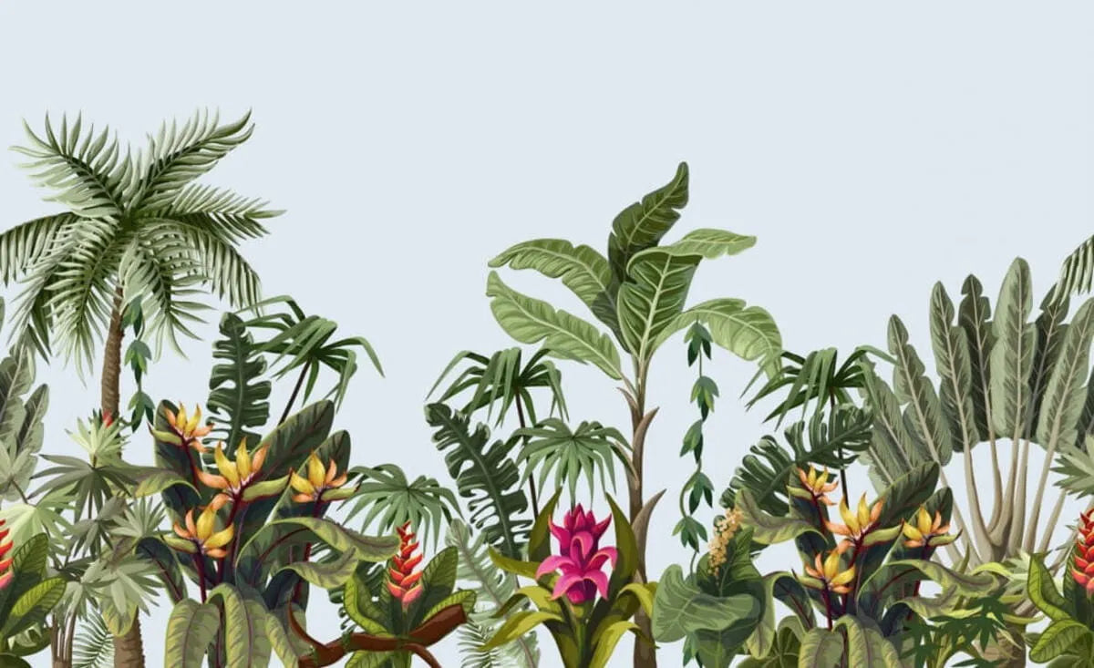 Papier peint jungle pittoresque