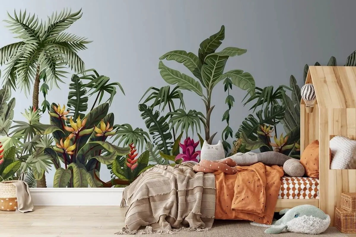 Papier peint jungle pittoresque
