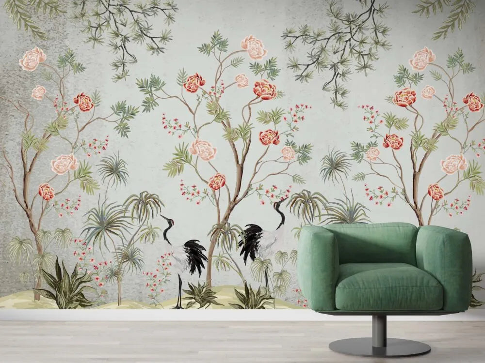 Papier peint XXL inspiration japonaise - Poésie Murale