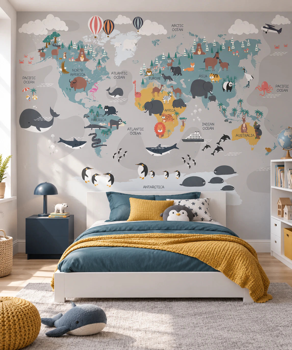 Papier peint panoramique Atlas Vagabond - Chambre Enfant