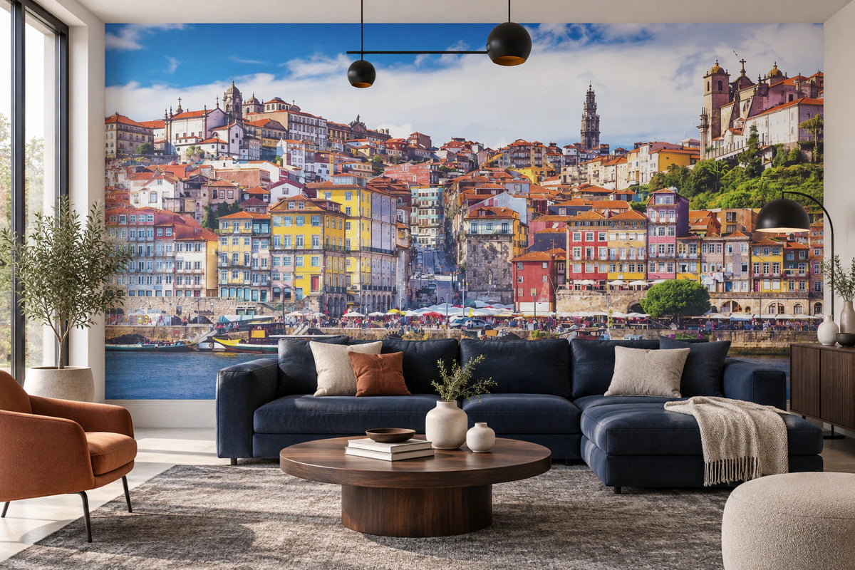 Papier peint panoramique voyage au Portugal - Salon, Cuisine