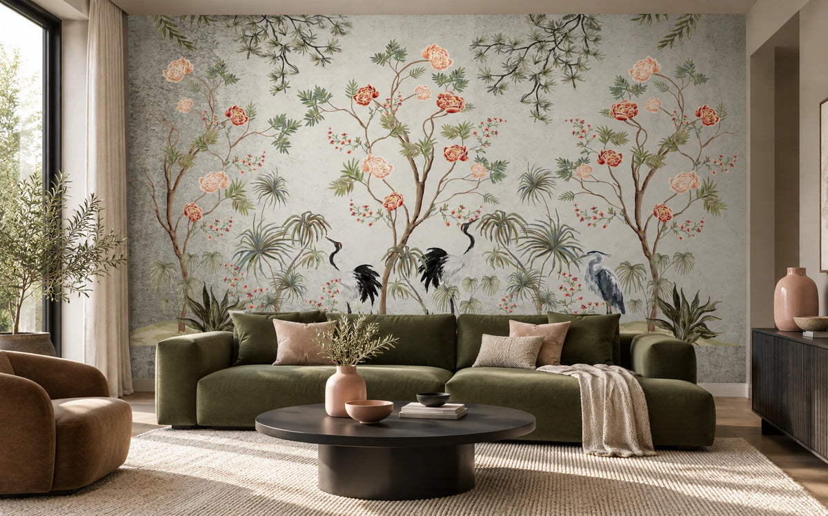 Papier peint XXL inspiration japonaise - Salon, Cuisine