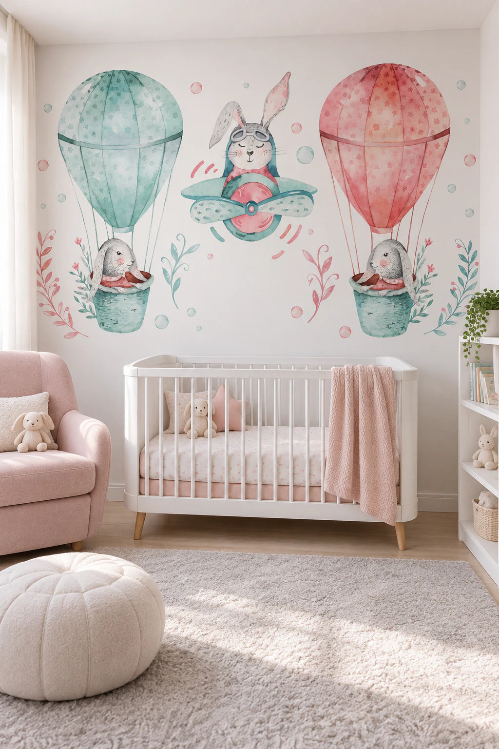 Papier peint panoramique Rêves Aériens - Chambre Bébé