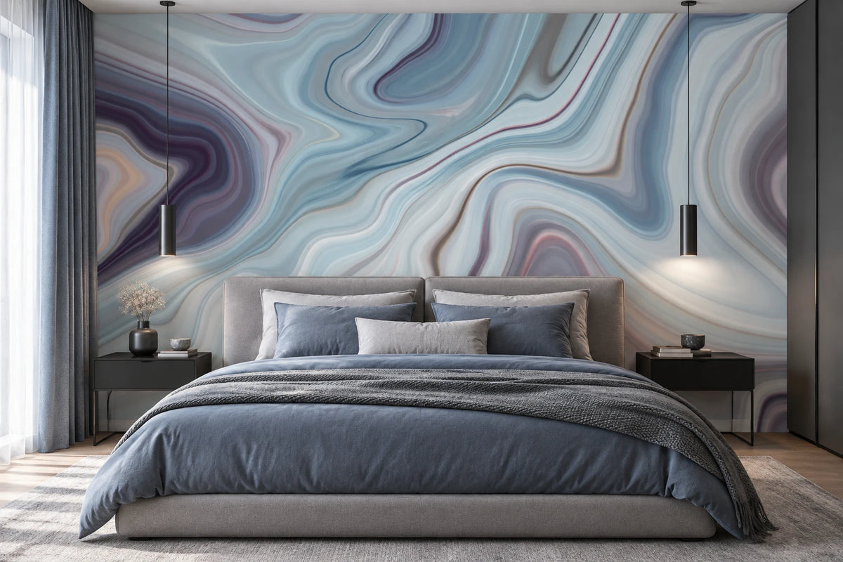 Papier peint panoramique art abstrait - Chambre Parentale