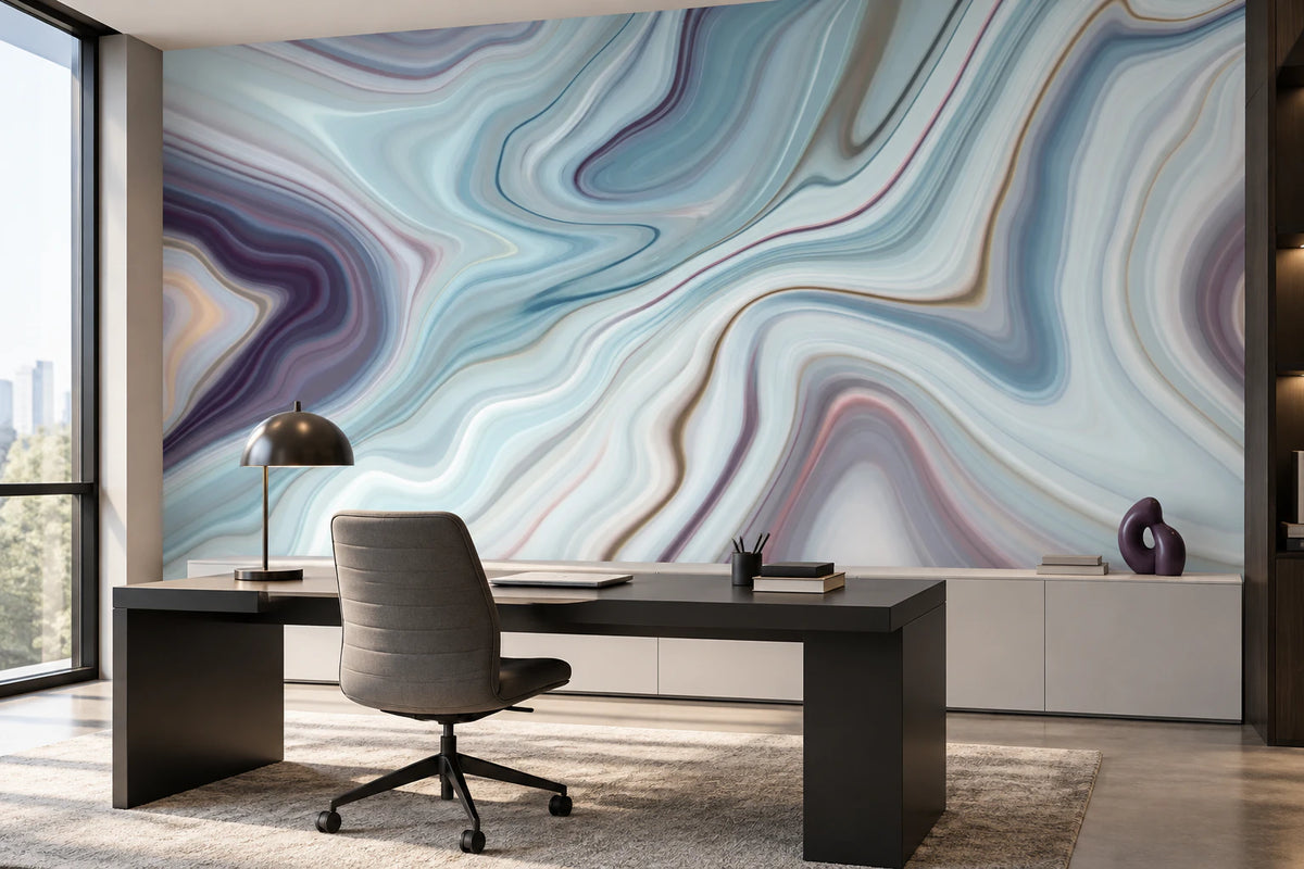 Papier peint panoramique art abstrait - Bureau