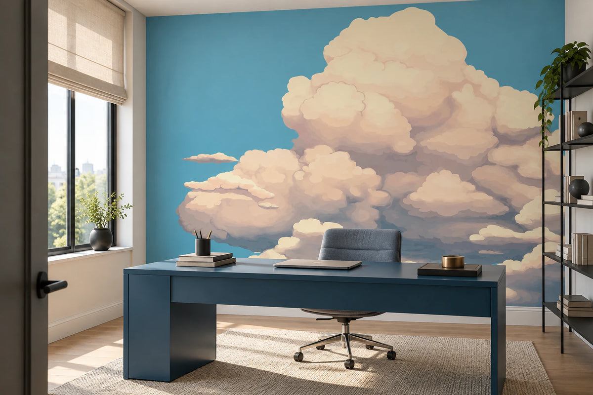 Papier peint panoramique nuage - Bureau