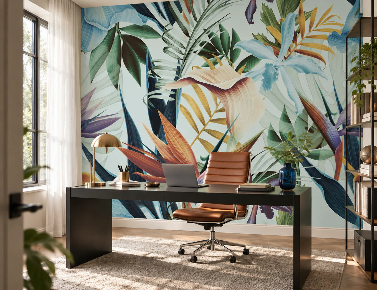 Papier peint panoramique Canopée Opaline - Bureau
