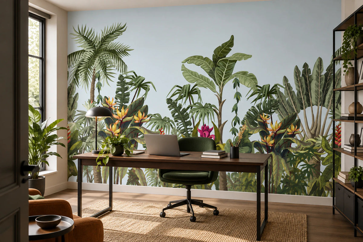 Papier peint panoramique Canopée Vive - Bureau