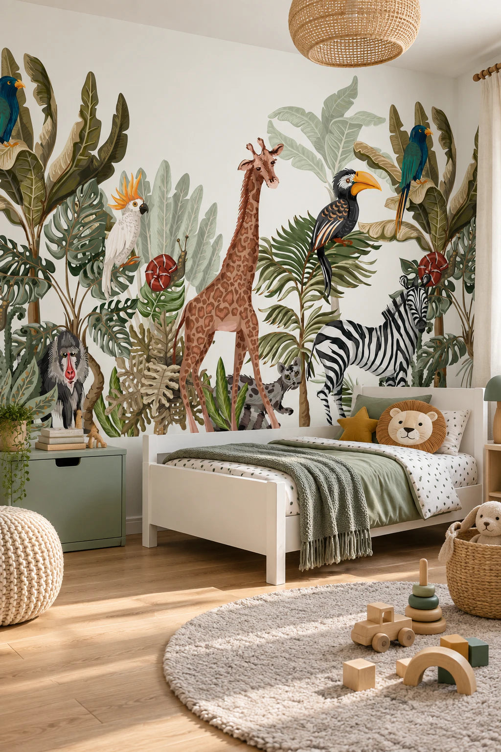 Papier peint Grafe, Zèbre & Cie - Chambre Enfant