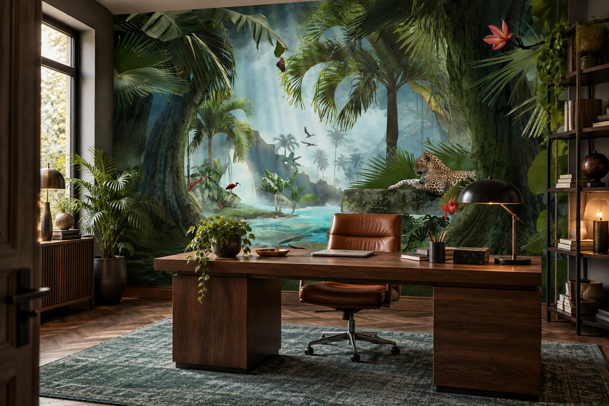 Papier peint panoramique Lagon Secret - Bureau