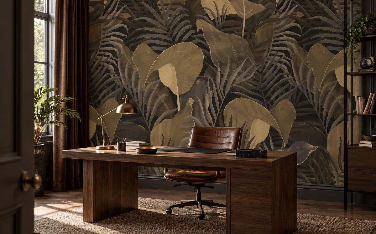 Papier peint panoramique tropical - Bureau