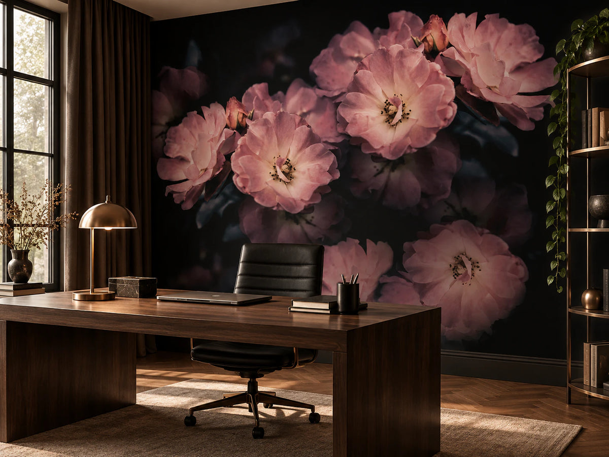 Papier peint XXL bouquet de rose - Bureau