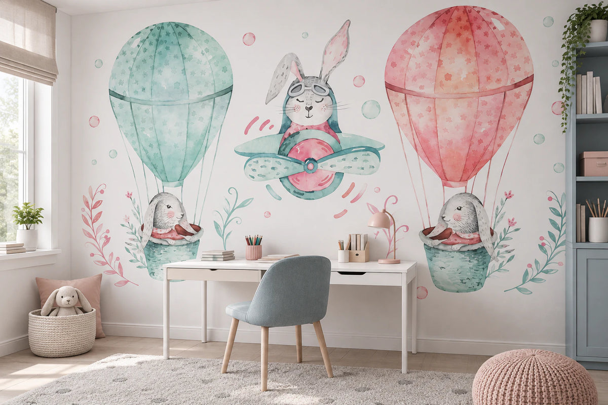 Papier peint panoramique Rêves Aériens - Bureau