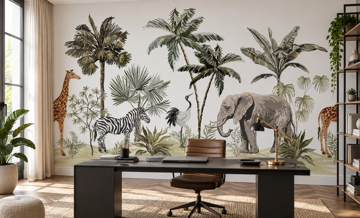 Papier peint panoramique Parade Sauvage - Bureau