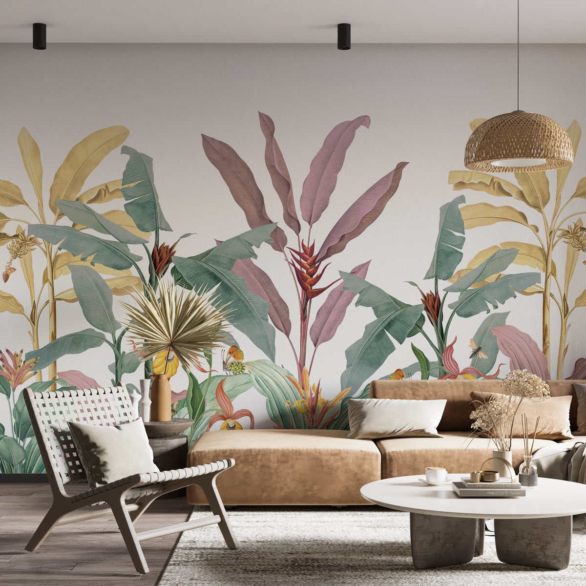 Papier Peint Jungle Tropicale