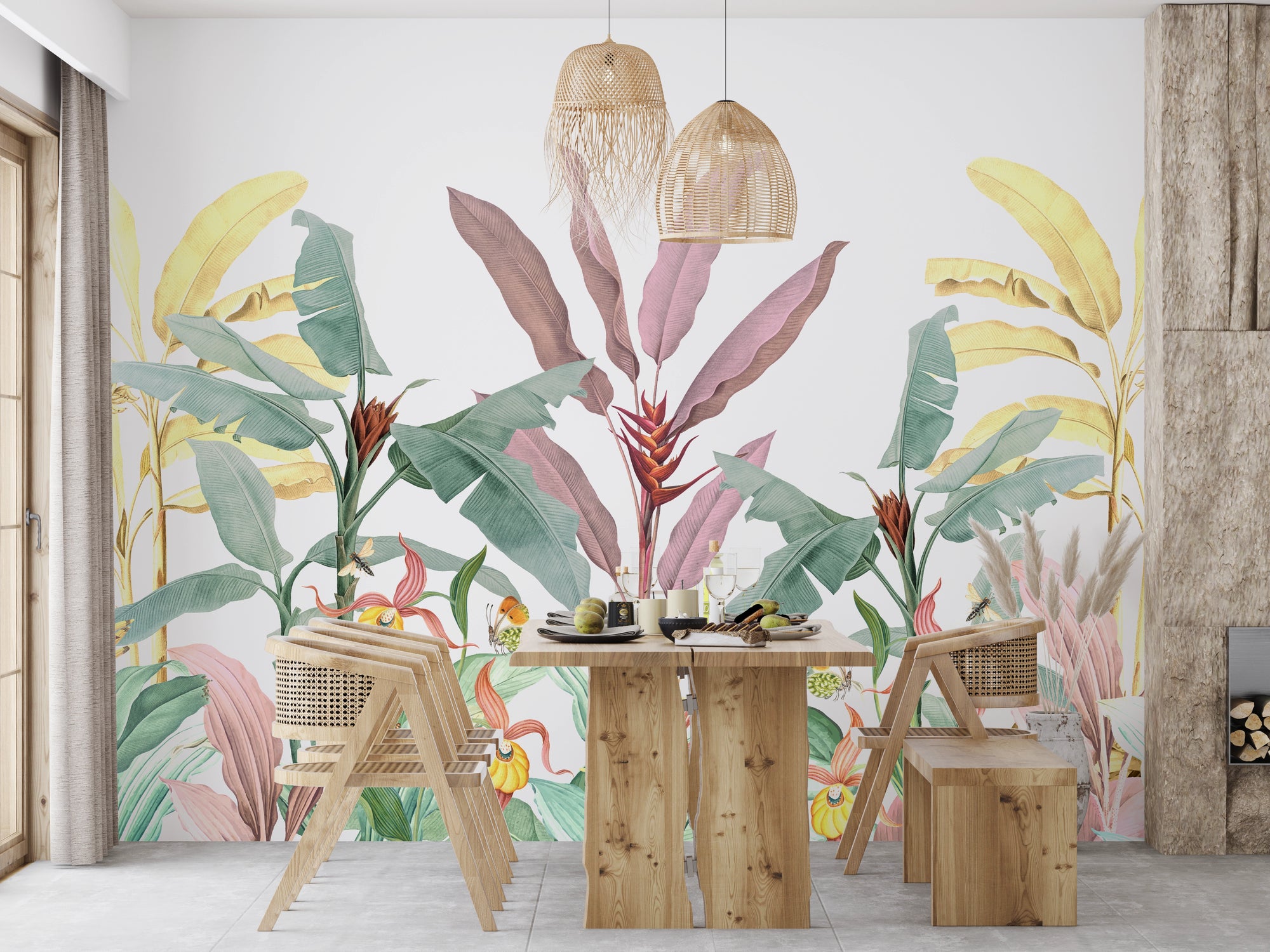 Papier Peint Jungle Tropicale