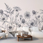 Papier Peint Panoramique Illustration Florale
