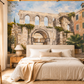 Papier peint panoramique ruines de Croatie Vestiges de Dalmatie dans une chambre lumineuse