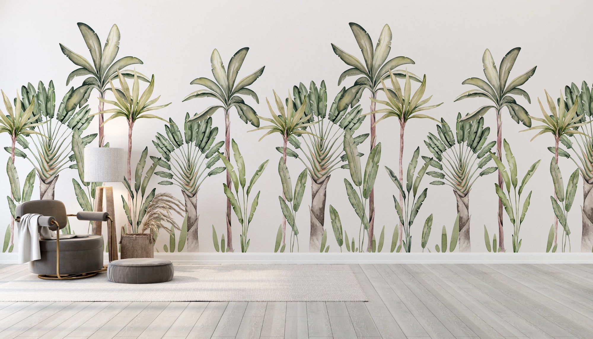 Papier peint panoramique Jungle Tendance