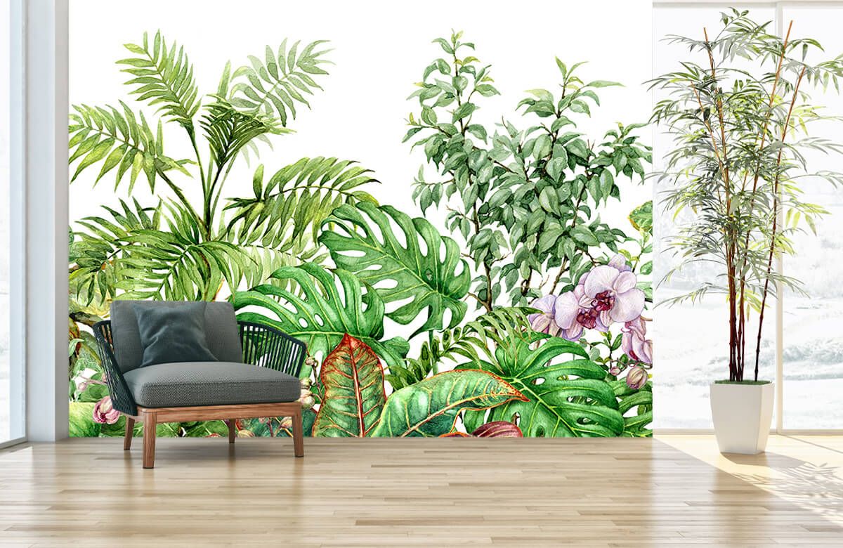 Fresque murale Forêt tropicale – Poésie Murale