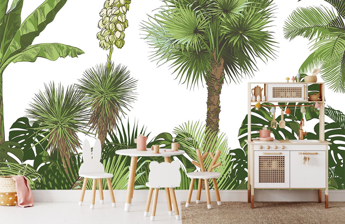 Papier peint panoramique forêt tropicale