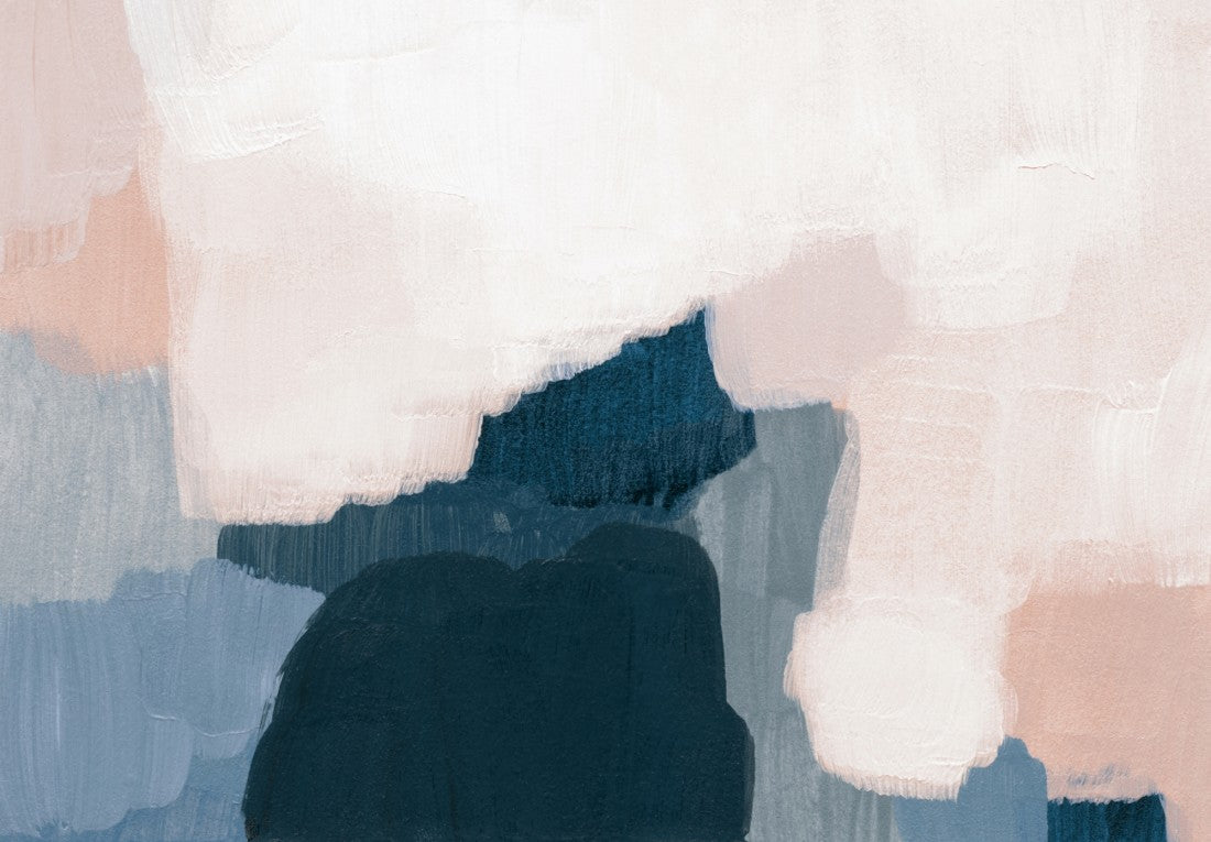 Papier peint panoramique peinture abstraite
