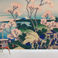 Papier peint panoramique peinture paysage style japonais - Poésie Murale