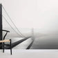 Papier peint panoramique photo du pont de San Francisco - Poésie Murale