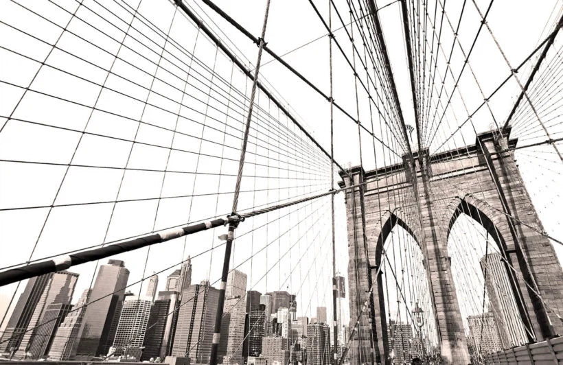 Papier peint panoramique pont de Brooklyn à New York