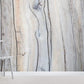 Papier peint panoramique trompe l’œil mur de bois flotté - Poésie Murale