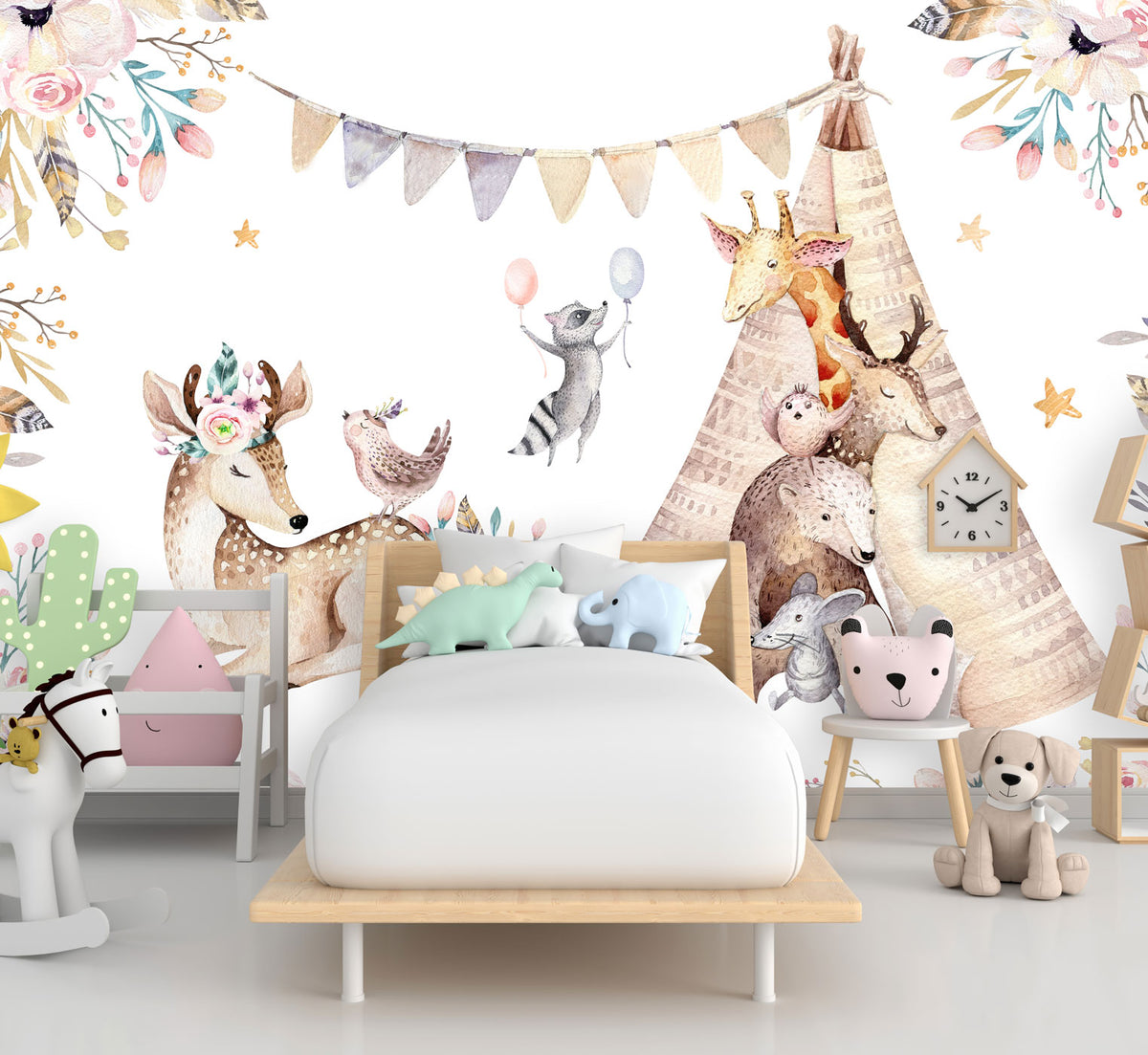 Papier peint biche et Cie - Poésie Murale