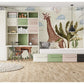 Papier peint Girafe & Impala - Poésie Murale