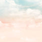 Papier peint ciel Rose & Bleu - Poésie Murale