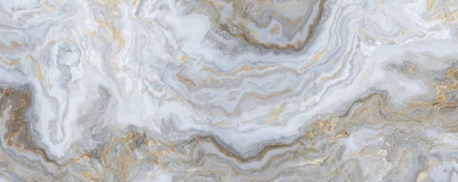 Papier peint marbre gris