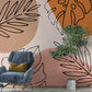 Papier peint panoramique feuille d'automne - Poésie Murale