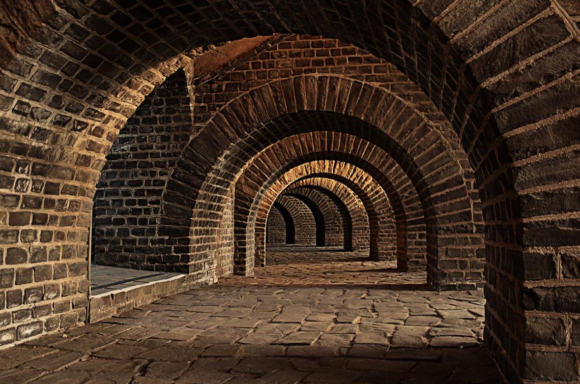 Papier peint panoramique 3D cave voutée - Poésie Murale