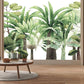 Papier peint panoramique arbres tropicaux
