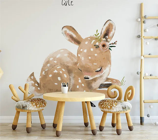 Papier peint petite biche