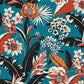 Papier peint panoramique illustration florale colorée - Poésie Murale