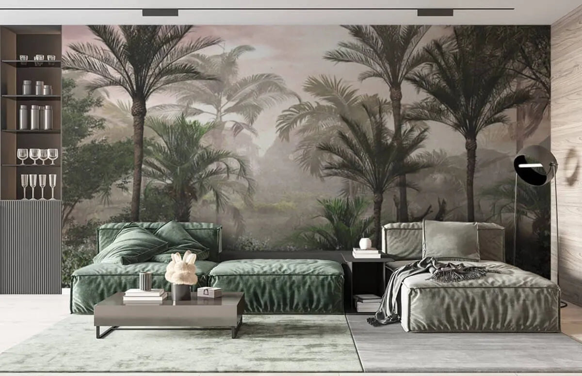 Papier peint panoramique forêt tropicale