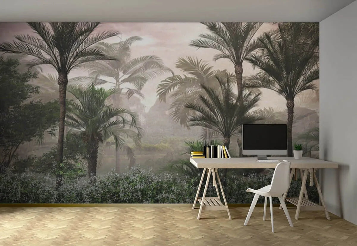Papier peint panoramique forêt tropicale