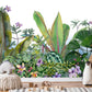 Papier peint panoramique jungle luxuriante